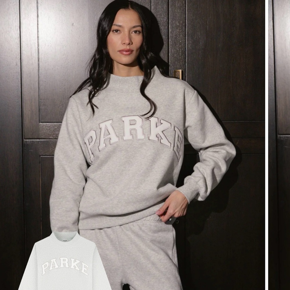 NEW PARKE MOCKNECK CREW GREY